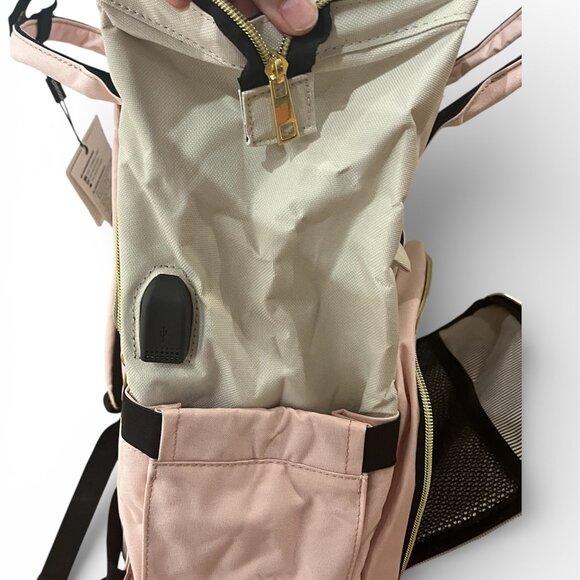 NWT Lovevook Blush Pink Backpack USB Charging Port